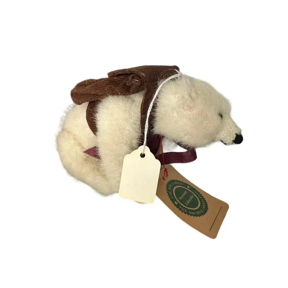 NWT Boyds Collection 1998 Snowbear Polar Bear Archive Collection Jointed 6" - Picture 4 of 5